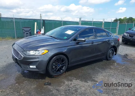 2019 Ford Fusion Se из США, поврежденный, VIN 3FA6P0HD1KR162807